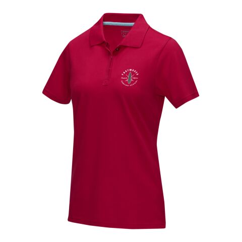 Graphite Damen GOTS Poloshirt Standard | rot | S | ohne Werbeanbringung | Nicht verfügbar | Nicht verfügbar | Nicht verfügbar