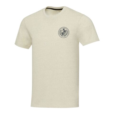 48h Express-Druck Werbeartikel Avalite T-Shirt aus recyceltem Material Unisex – oatmeal – M – mit Logo bedruckt