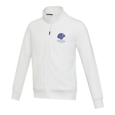 Galena Sweatjacke aus recyceltem Material Unisex Standard | weiss | 2XL | ohne Werbeanbringung | Nicht verfügbar | Nicht verfügbar | Nicht verfügbar