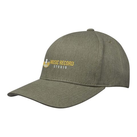 Werbeartikel Opal 6 Segmenten Aware recycelte Kappe – grün – Cap / Kappe mit Logo bedruckt