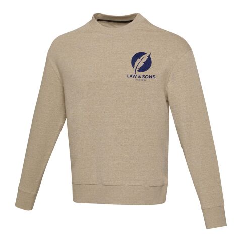 Jet Unisex Aware™ Pullover mit Rundhalsausschnitt aus recyceltem Material Standard | Oatmeal | M | ohne Werbeanbringung | Nicht verfügbar | Nicht verfügbar | Nicht verfügbar