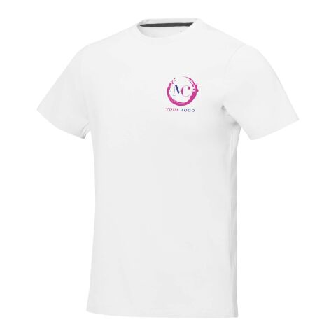 Werbeartikel Nanaimo T Shirt – weiß – XS – mit Logo bedruckt