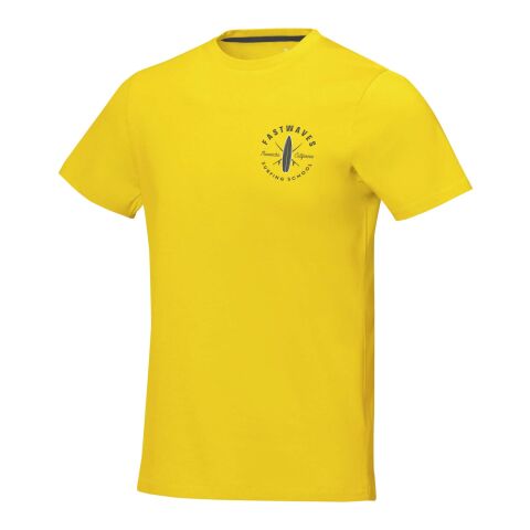 Werbeartikel Nanaimo T Shirt – gelb – XS – mit Logo bedruckt