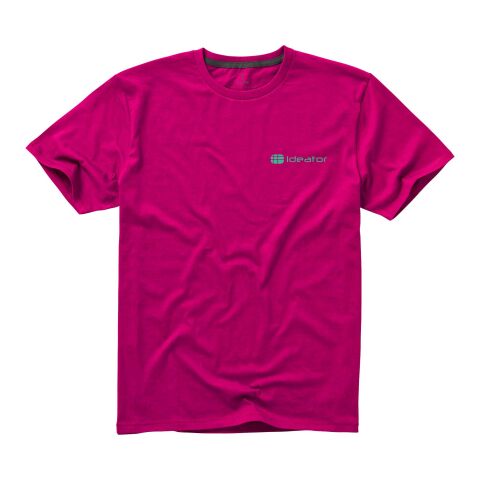 Werbeartikel Nanaimo T Shirt – magenta – XL – mit Logo bedruckt