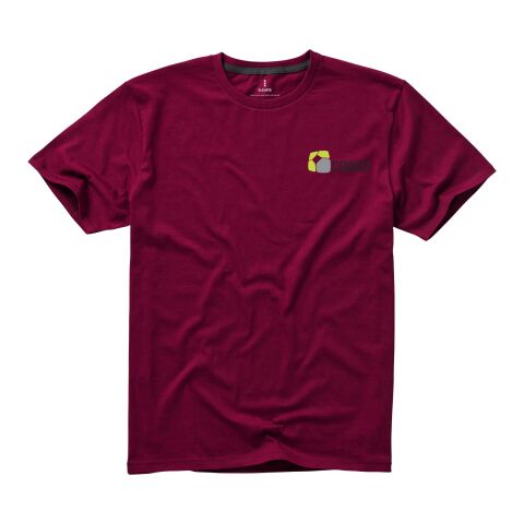 Werbeartikel Nanaimo T Shirt – bordeaux – XXL – mit Logo bedruckt