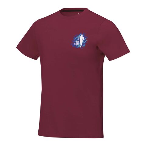 Werbeartikel Nanaimo T Shirt – bordeaux – XS – mit Logo bedruckt