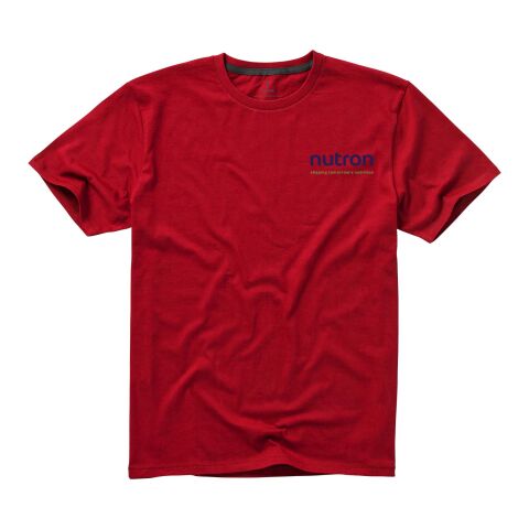 Werbeartikel Nanaimo T Shirt – rot – XXL – mit Logo bedruckt