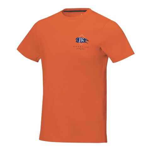 Werbeartikel Nanaimo T Shirt – orange – XS – mit Logo bedruckt
