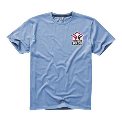 Werbeartikel Nanaimo T Shirt – hellblau – 3XL – mit Logo bedruckt