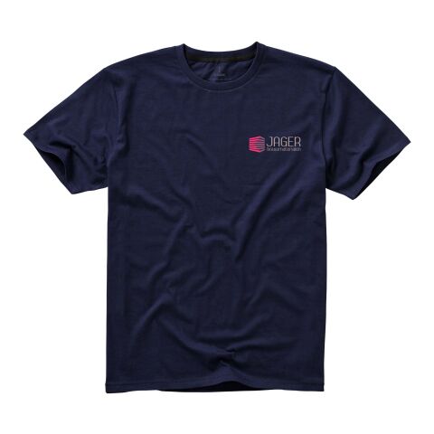 Werbeartikel Nanaimo T Shirt – navy – M – mit Logo bedruckt