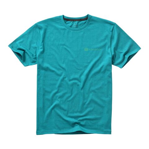 Werbeartikel Nanaimo T Shirt – aquablau – 3XL – mit Logo bedruckt