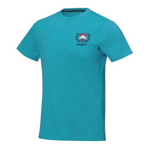 Werbeartikel Nanaimo T Shirt – aquablau – XS – mit Logo bedruckt