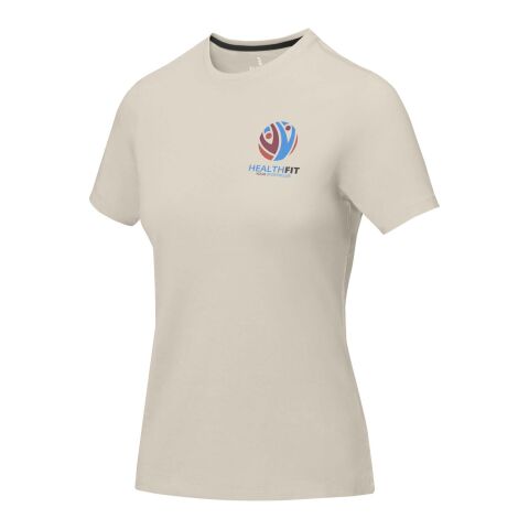 Werbeartikel Nanaimo Damen T Shirt – sandstone – XS – mit Logo bedruckt