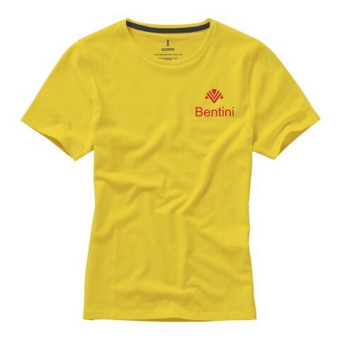 Werbeartikel Nanaimo Damen T Shirt – gelb – XS – mit Logo bedruckt