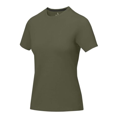 Werbeartikel Nanaimo Damen T Shirt – forest green2 – XS – mit Logo bedruckt