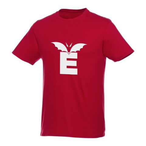 Werbeartikel Heros T-Shirt für Herren – rot – XS – mit Logo bedruckt