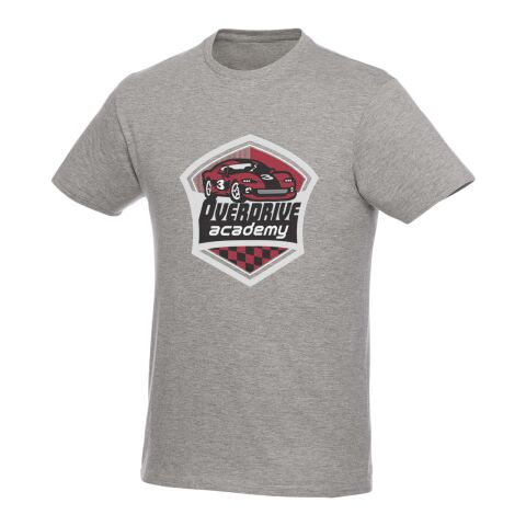 Werbeartikel Heros T-Shirt für Herren – heather grau – XS – mit Logo bedruckt