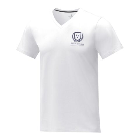 Somoto T-Shirt mit V-Ausschnitt für Herren Standard | weiß | M | ohne Werbeanbringung | Nicht verfügbar | Nicht verfügbar | Nicht verfügbar