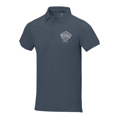 Werbeartikel Calgary Poloshirt – hale blue – M – mit Logo bedruckt