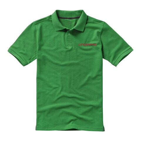 Werbeartikel Calgary Poloshirt – farngrün – S – mit Logo bedruckt