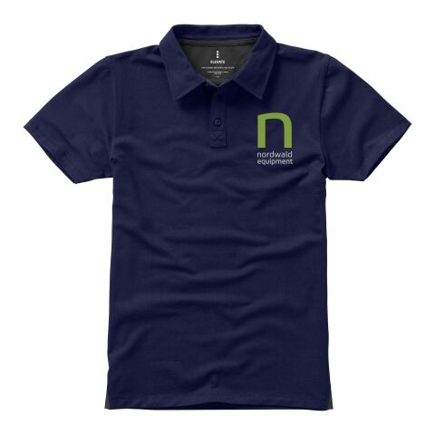 Werbeartikel Markham Poloshirt – navy – XL – mit Logo bedruckt