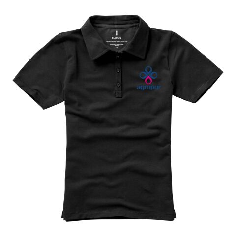 Werbeartikel Markham Damen Poloshirt – anthrazit – S – mit Logo bedruckt