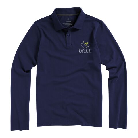 Oakville Langarm Poloshirt Standard | marineblau | S | ohne Werbeanbringung | Nicht verfügbar | Nicht verfügbar | Nicht verfügbar