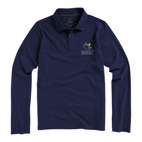 Oakville Langarm Poloshirt Standard | navy | 2XL | ohne Werbeanbringung | Nicht verfügbar | Nicht verfügbar | Nicht verfügbar