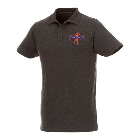 Werbeartikel Helios Poloshirt für Herren – kohle – XS – mit Logo bedruckt