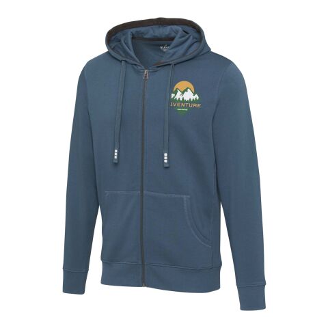 Werbeartikel Arora Kapuzensweatjacke – hale blue – 3XL – mit Logo bedruckt