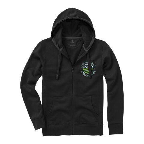 Corporate Fashion Arora Hoodie – schwarz – bestickt 48h Express-Druck Gr. XS