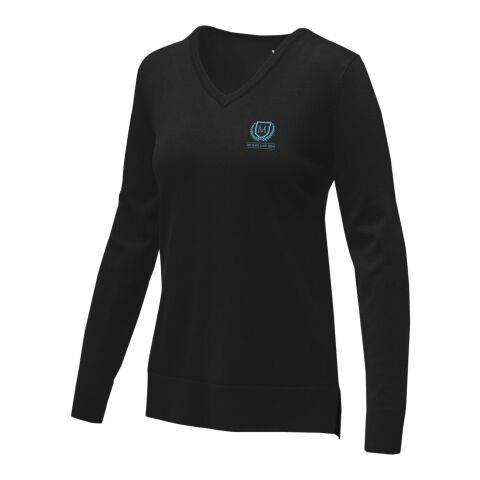 Stanton Pullover mit V-Ausschnitt für Damen schwarz | XS | ohne Werbeanbringung | Nicht verfügbar | Nicht verfügbar | Nicht verfügbar