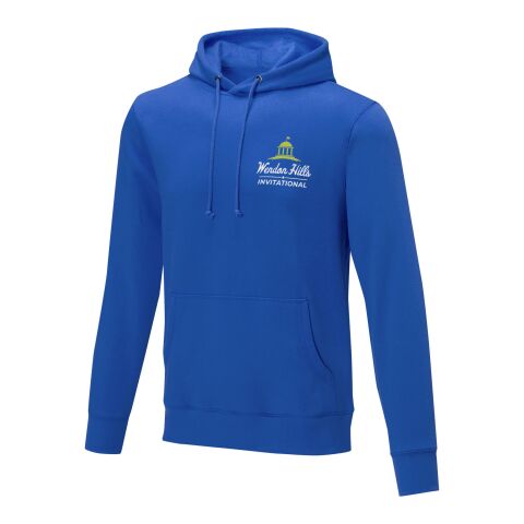 Werbeartikel Charon Herren Kapuzenpullover – blau – XXL – mit Logo bedruckt