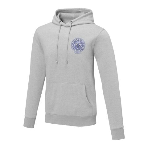Werbeartikel Charon Herren Kapuzenpullover – heather grau – XXL – mit Logo bedruckt