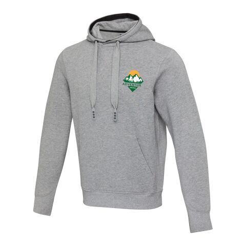 Werbeartikel Laguna Unisex Hoodie – heather grau – XL – mit Logo bedruckt