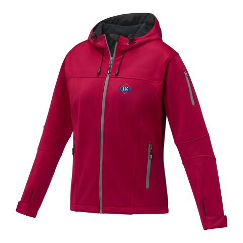 Werbeartikel Match Softshelljacke für Damen – rot – XL – mit Logo bedruckt