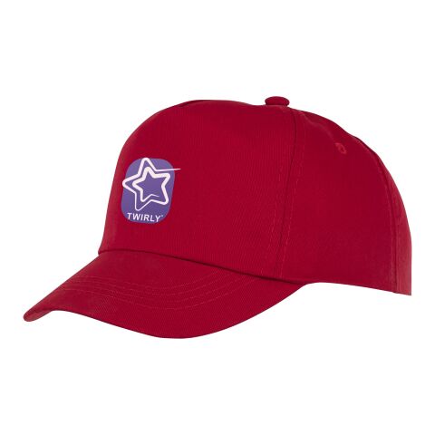 48h Express-Druck Werbeartikel Feniks Kinder 5p cap – rot – mit Logo bedruckt
