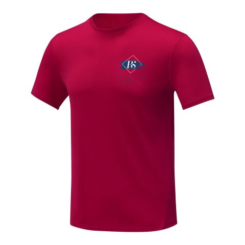 Werbeartikel Kratos Cool Fit T-Shirt für Herren – rot – 5XL – mit Logo bedruckt