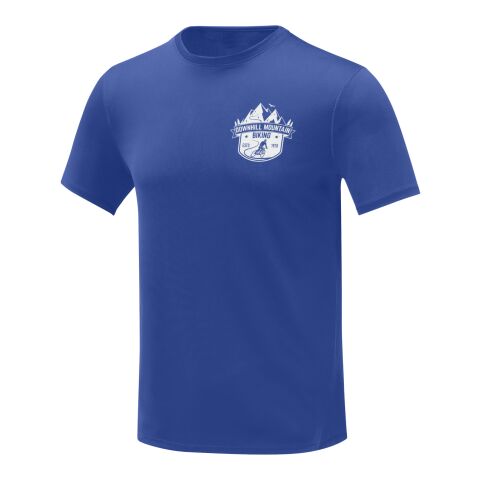 Werbeartikel Kratos Cool Fit T-Shirt für Herren – blau – XXL – mit Logo bedruckt