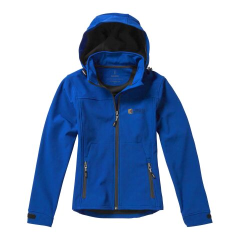 Werbeartikel Langley Damen Softshell Jacke – blau – XS – mit Logo bedruckt