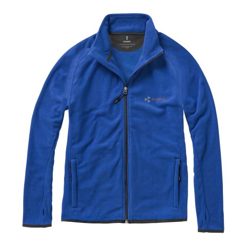 Werbeartikel Brossard Fleecejacke – blau – 3XL – mit Logo bedruckt