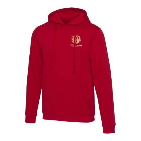 Werbeartikel Spinel Kapuzenpullover Unisexs – rot – XS – mit Logo bedruckt
