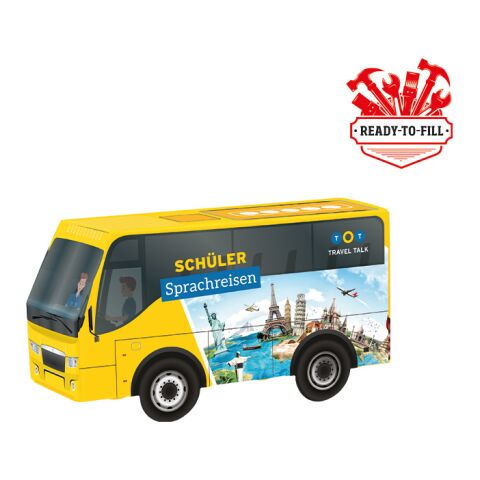3D-Präsent Bus, ready to fill ohne Werbeanbringung
