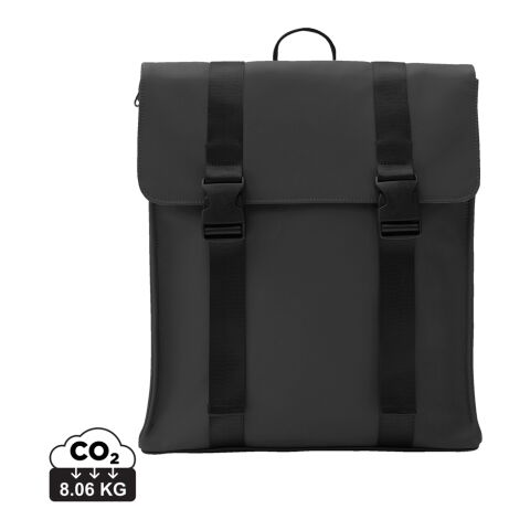 Werbeartikel VINGA Baltimore Rucksack – schwarz – mit Logo bedruckt