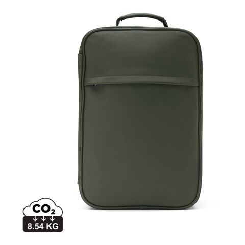 Werbeartikel VINGA Baltimore Travel Rucksack – grün – mit Logo bedruckt