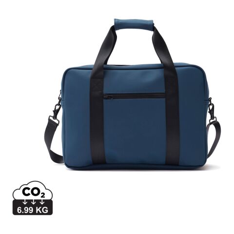 Werbeartikel VINGA Baltimore Computertasche – navy blau – mit Logo bedruckt