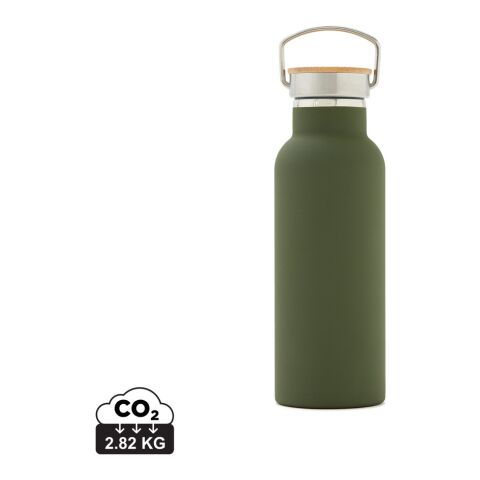 Mitarbeitergeschenk Thermosflasche VINGA Miles – grün – mit Logo bedruckt 500ml Edelstahl vakuumisoliert für Geschäftspartner