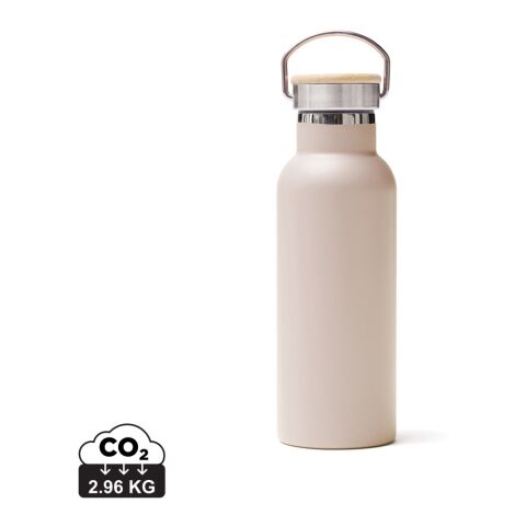 Werbeartikel VINGA Miles Thermosflasche 500 ml – grau – mit Logo bedruckt
