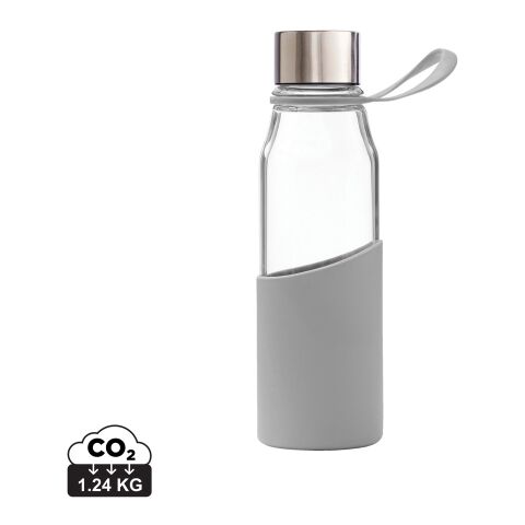 Werbeartikel VINGA Lean Glasflasche – grau
