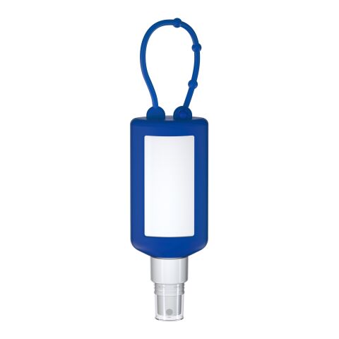 Nachhaltiger Werbeartikel Insektenschutzspray – blau – mit Logo bedruckt